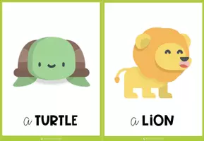 Vista previa - Juegos / Gamificación - ANIMALS - English vocabulary pack - Primer ciclo - página 1