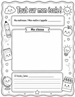 Aperçu - Feuilles d'exercices - Mon journal de la rentrée : Livret d'activités et souvenirs (Maternelle - CE1) - Page 2