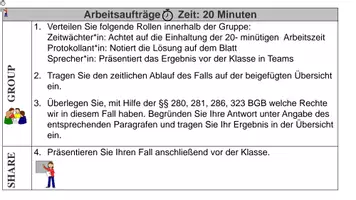Vorschau - Arbeitsblätter - Kaufvertragsstörung - Lieferungsverzug - Seite 2