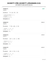 Vorschau - Arbeitsblätter - Mathematik-Zirkel: Ganze Zahlen & Rechenausdrücke - Seite 3