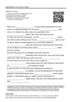Vorschau - Arbeitsblätter - Arbeitsblätter zum Thema "Raub" + Lösung & MP3 + - Deckblatt