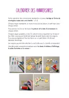 Aperçu - Affichage - Calendrier des anniversaires pour la classe • Décoration de classe • Mur des anniversaires • Lapins • Maternelle & Primaire - Page 3
