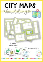 Vista previa - Juegos / Gamificación - CITY MAPS & BUILDINGS - Places in town - Portada