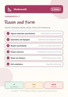 Vorschau - Arbeitsblätter - Mathematik 3 Grundschule - Raum und Form - Seite 1