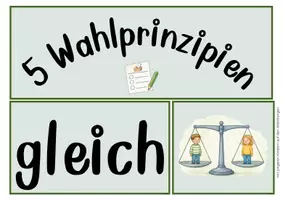 Vorschau - Merkblätter - Die 5 Wahlprinzipien & fertige Wahlzettel | Klasse 1–4 - Seite 2