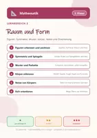 Vorschau - Arbeitsblätter - Mathematik 3 Grundschule - Raum und Form - Deckblatt