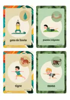 Vista previa - Tarjetas / Manipulativos - 28 tarjetas de yoga para niños sobre el tema de la selva - página 3