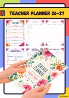 Vista previa - Para docentes: organización, planificación y formación - Teacher Planner 2026-2027 - Portada