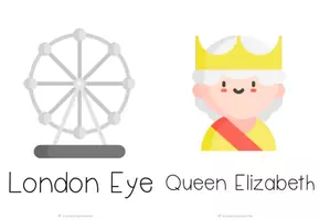 Vista previa - Tarjetas / Manipulativos - ENGLAND ACTIVITY PACK - Cultura británica - página 3