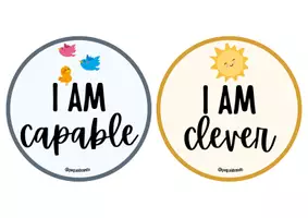 Vista previa - Decoración del aula - AFFIRMATION STATION - dos versiones: español e inglés - página 3
