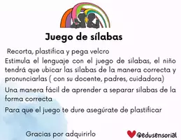 Vista previa - Juegos / Gamificación - Juego de sílabas - página 2