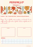 Aperçu - Feuilles d'exercices - BANQUE DE PROBLEMES AUTOMNE PERIODE 1 CYCLE 2 - CYCLE 3 - Page 2
