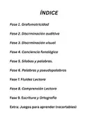 Vista previa - Refuerzo / NEE / Materiales de apoyo - Programa Integral de Intervención en Dislexia: Actividades progresivas para desarrollar la lectura, la escritura y la comprensión lectora - página 1