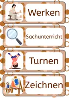 Vorschau - Präsentationen/Tafelbilder - TAGESTRANSPARENZ - Stundenplan - Seite 2