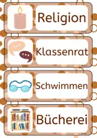 Vorschau - Präsentationen/Tafelbilder - TAGESTRANSPARENZ - Stundenplan - Seite 3