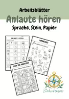 Vorschau - Arbeitsblätter - Anlaute hören - Sprache, Stein, Papier 1 - Deckblatt