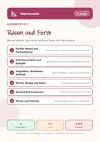 Vorschau - Arbeitsblätter - Mathematik 4 Grundschule - Raum und Form - Deckblatt