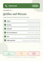Vorschau - Arbeitsblätter - Mathematik 4 Grundschule - Größen und Messen - Seite 1