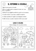 anteprima - Esercizi - Leggi e colora - schede didattiche - Pagina 1