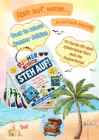 Vorschau - Spiele - Back to school: Steh auf, wenn-Karten-Summer Edition, Spiel-und Bewegungskarten für nach den Sommerferien (Kl. 1-7) - Deckblatt