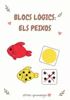 Vista previa - Tarjetas / Manipulativos - BLOCS LÒGICS TEMÀTICA ELS PEIXOS - página 1
