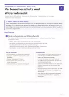 Vorschau - Unterrichtsreihen - Verbraucherschutz & Widerrufsrecht Unterrichtsmaterial – Fernabsatz, E-Commerce & Verbraucherrechte | WiSo & Recht | Berufsschule & Berufskolleg - Seite 1
