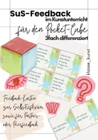 Vorschau - Stundenentwürfe - Feedback im Kunstunterricht mit dem Pocket-Cube - Deckblatt