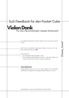 Vorschau - Stundenentwürfe - Feedback im Kunstunterricht mit dem Pocket-Cube - Seite 1