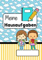 Vorschau - Arbeitsblätter - Hausaufgabenheft – 22 Schulwochen (1 Semster) | Booklet für die Grundschule - Seite 1