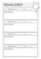 Vorschau - Arbeitsblätter - Hausaufgabenheft – 22 Schulwochen (1 Semster) | Booklet für die Grundschule - Seite 3