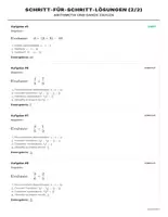 Vorschau - Arbeitsblätter - Mathe-Zirkel: Bruchrechnung (Ungleichnamige Brüche) Interaktives Arbeitsblatt mit Selbstkontrolle - Seite 3