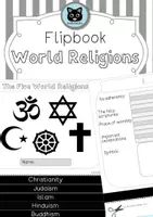 Vorschau - Arbeitsblätter - World Religions | Flipbook | Englisch - Deckblatt