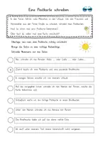 Vorschau - Arbeitsblätter - Eine Postkarte schreiben - Seite 2