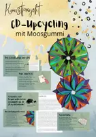 Vorschau - Mal- und Bastelvorlagen - Materialpaket: CD-Upcycling Kunstprojekt Klasse 9 / 10 - alte CDs - Seite 1