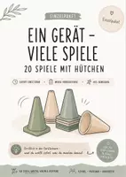 Vorschau - Arbeitsblätter - Ein Gerät – viele Spiele | 20 Sportspiele mit Hütchen | Lauf-, Reaktions- & Teamspiele für den Sportunterricht - Deckblatt
