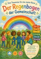 Vorschau - Mal- und Bastelvorlagen - Meditationsgeschichte für Kinder | Selbstvertrauen| Traumreisen mit Mandalas | Achtsamkeit | Kita, Vorschule, Grundschule - Deckblatt