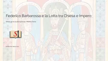 anteprima - Presentazioni / Lavagne - Federico Barbarossa e i Comuni: Lezione Completa - Pagina di copertina