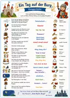 Vorschau - Mal- und Bastelvorlagen - Ein Tag auf der Burg – Klanggeschichte mit Ausmalbildern - Seite 2