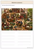 Vorschau - Arbeitsblätter - Bibliothek Wimmelbild DaZ/DaF Lernheft - Seite 3