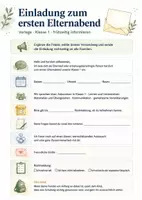 Vorschau - Präsentationen/Tafelbilder - Elternabend-Komplettpaket Klasse 1 – Präsentation, Checklisten & Protokolle - Seite 2
