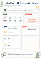 Vorschau - Stationenlernen - El tiempo y las estaciones – Lernwerkstatt Spanisch im 2.–3. Lernjahr: Wetter interpretieren und Empfehlungen begründen - Seite 3