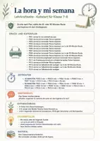 Vorschau - Arbeitsblätter - La hora y mi semana – Spanisch-Lernwerkstatt Klasse 7–8: Uhrzeiten verstehen und Terminkonflikte lösen - Seite 1