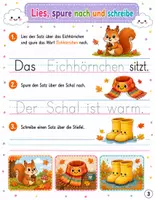 Vorschau - Arbeitsblätter - Herbst – Lesen, Nachspuren & Schreiben | Einfache Sätze für die 1. & 2. Klasse - Seite 2