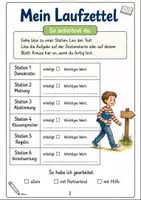 Vorschau - Stationenlernen - Demokratie Klasse 4 Klasse 3 Lesespaziergang - Seite 1