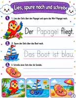 Vorschau - Arbeitsblätter - Sommer – Lesen, Nachspuren & Schreiben | Einfache Sätze für die 1. & 2. Klasse - Seite 1