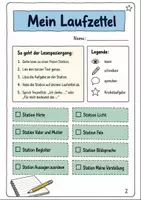 Vorschau - Arbeitsblätter - Gottesbilder Klasse 3 -4 Symbolische Lesespaziergänge - Seite 1