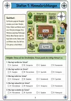 Vorschau - Arbeitsblätter - Orientierung und Karten Klasse 3 -4 Lesespaziergang - Seite 2