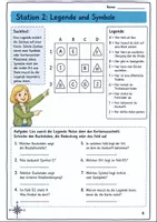 Vorschau - Arbeitsblätter - Orientierung und Karten Klasse 3 -4 Lesespaziergang - Seite 3