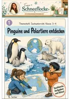 Vorschau - Arbeitsblätter - Pinguine und Polartiere entdecken Klasse 3 -4 Tiere und Klimawandel - Deckblatt