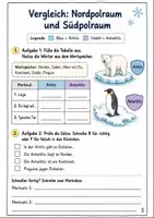 Vorschau - Arbeitsblätter - Pinguine und Polartiere entdecken Klasse 3 -4 Tiere und Klimawandel - Seite 2